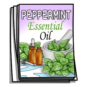 Peppermint Essential Oil Coloring Pages