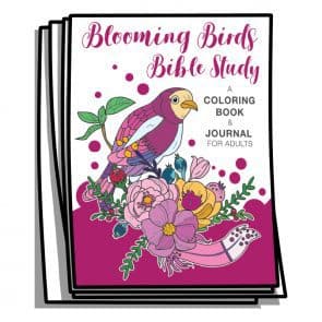 Blooming Birds Bible Study Coloring Journal