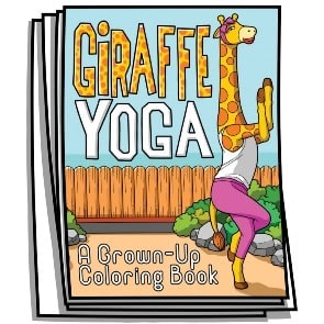 Giraffe Yoga Coloring Pages