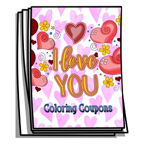 I Love You Coloring Coupons