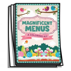 Magnificent Menus Coloring Kit