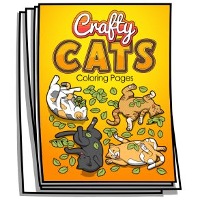Crafty Cats Coloring Pages