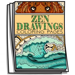 Zen Drawings Coloring Pages
