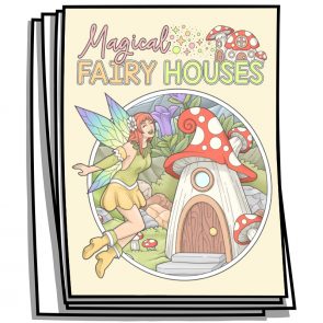 Magical Fairy Houses Coloring Pages