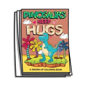 Dinosaurs Need Hugs Coloring Pages