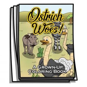 Ostrich Woes Coloring Pages