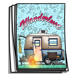 Wanderlust Coloring Pages