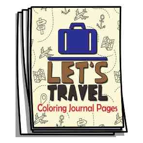 Let’s Travel Coloring Journal