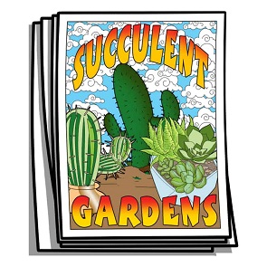 Succulent Gardens Coloring Pages