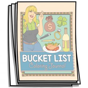 Bucket List Coloring Journal Pages