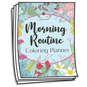 Morning Routine Coloring Planner Pages