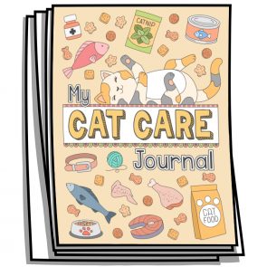 My Cat Care Coloring Planner