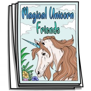Unicorns Coloring Pages