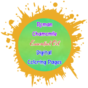 Roman Chamomile Essential Oil Digital Coloring Pages