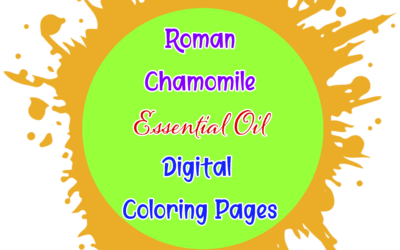 Roman Chamomile Essential Oil Digital Coloring Pages