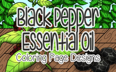 Black Pepper Essential Oil Coloring Pages