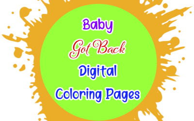 Baby Got Back Digital Coloring Pages