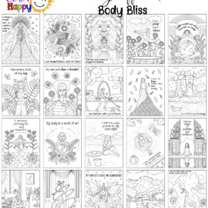 Amazing Affirmations - Body Bliss Coloring Pages