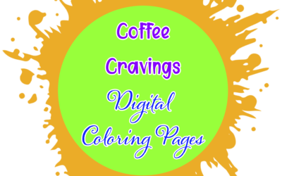 Coffee Cravings Digital Coloring Pages