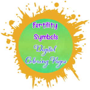 Fertility Symbols Digital Coloring Pages