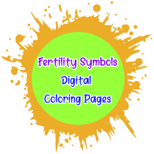 Fertility Symbols Digital Coloring Pages
