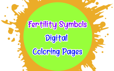 Fertility Symbols Digital Coloring Pages