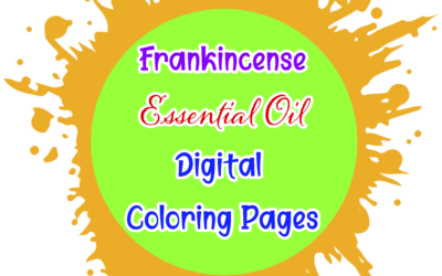 Frankincense Essential Oil Digital Coloring Pages