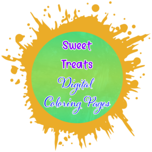 Sweet Treats Digital Coloring Pages