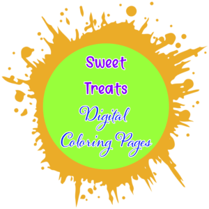 Sweet Treats Digital Coloring Pages