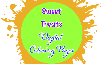 Sweet Treats Digital Coloring Pages
