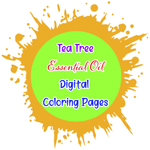Tea Tree Essential Oil Digital Coloring Pages