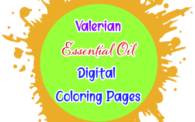 Valerian Essential Oil Digital Coloring Pages