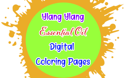 Ylang Ylang Essential Oil Digital Coloring Pages