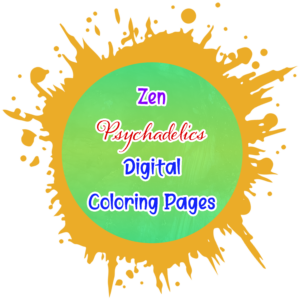 Zen Psychadelics Digital Coloring Pages